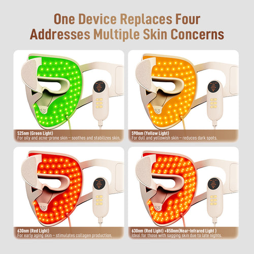 Red Light Therapy Beauty Mask