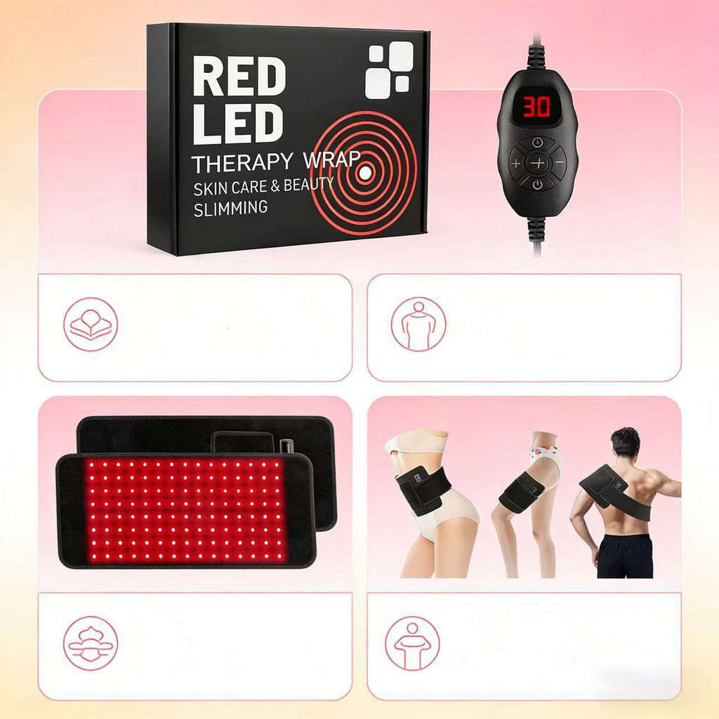 Portable Red Light Therapy Belt with Dual Wavelength